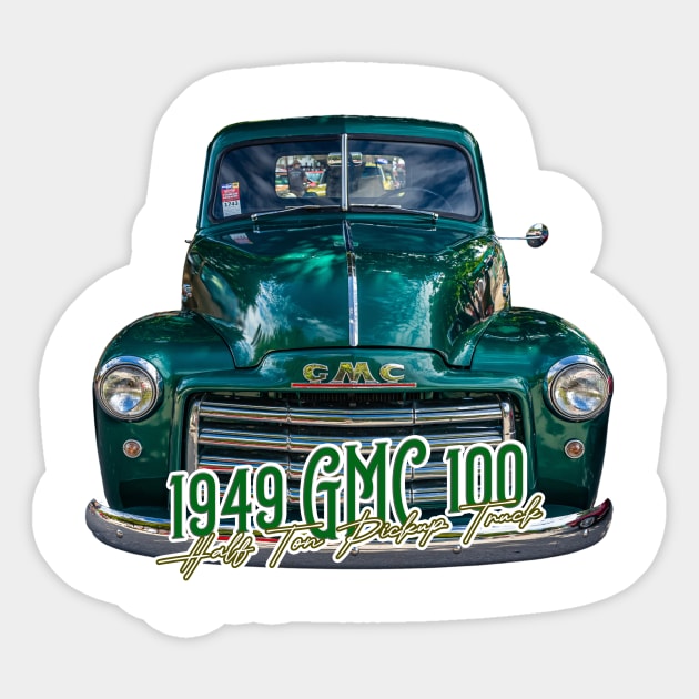 1949 GMC 100 Half Ton Pickup Truck Sticker by Gestalt Imagery